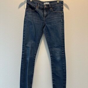 Loft - Women's Modern Skinny Blue Jeans - Size 24P/00